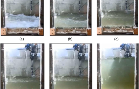 Bed Shear Stress in Experimental Flash Flood Bores over Dry Beds and over Flowing Water: A Comparison of Methods